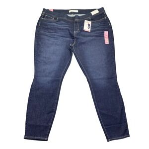 Signature Levi Strauss Gold Label Totally Shaping Pull-On Skinny Jeans 28L NWT